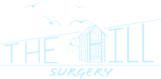 The Hill Surgery logo and homepage link